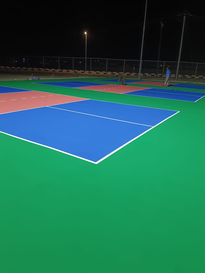 ارضیات ملاعب مطاطية