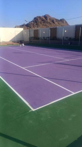 ملاعب مطاطية