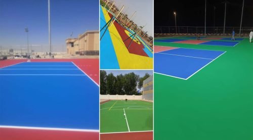 ملاعب مطاطية
