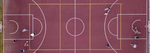 ملاعب مطاطية