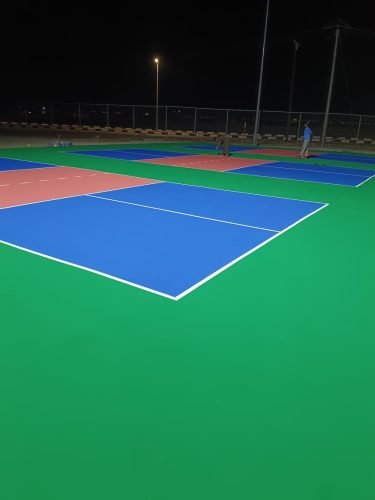 ارضیات ملاعب مطاطية