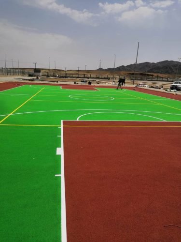 ملاعب مطاطية