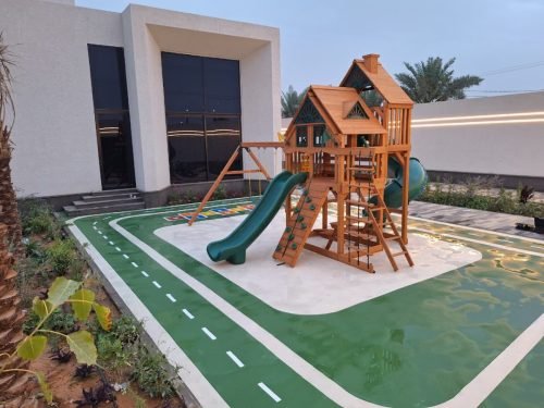 ملاعب مطاطية