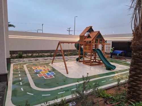 ملاعب مطاطية